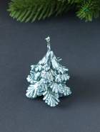 Свеча новогодняя «Ёлочка», 70×50 мм, лак, голубая - Фото 4