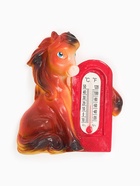 Магнит новогодний на холодильник «Лошадь с термометром», 5.5×3.8 см - фото 809263439