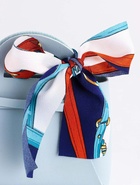 Кожанная подарочная сумочка для бижутерии и сувениров, голубая с бантом (лента), 13×12×5.5 см (50 шт) - фото 809263450