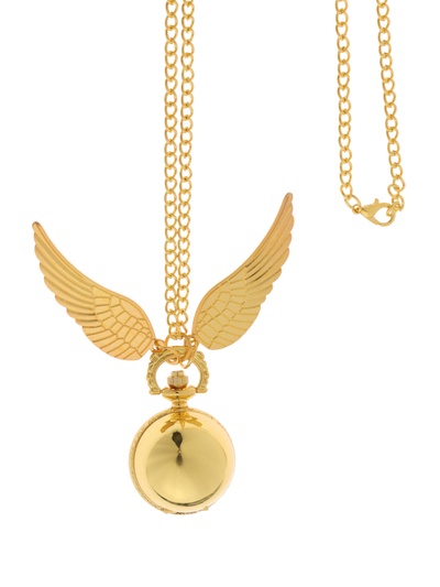 Часы карманные «Снитч», кварцевые, d=2.7 см, на цепочке, золотистые