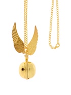 Часы карманные «Снитч», кварцевые, d=2.7 см, на цепочке, золотистые - Фото 2