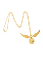 Часы карманные «Снитч», кварцевые, d=2.7 см, на цепочке, золотистые - Фото 4