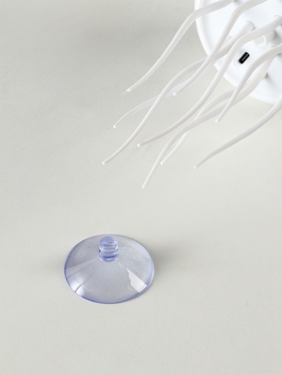 Фигура светящаяся RISALUX «Медуза», ночник, звуковое управление, сенсор, подвижная, RGB, 5V, USB, без подставки, 9.7×18.5 см