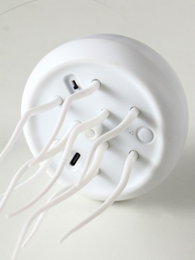 Фигура светящаяся RISALUX «Медуза», ночник, звуковое управление, сенсор, подвижная, RGB, 5V, USB, без подставки, 9.7×18.5 см