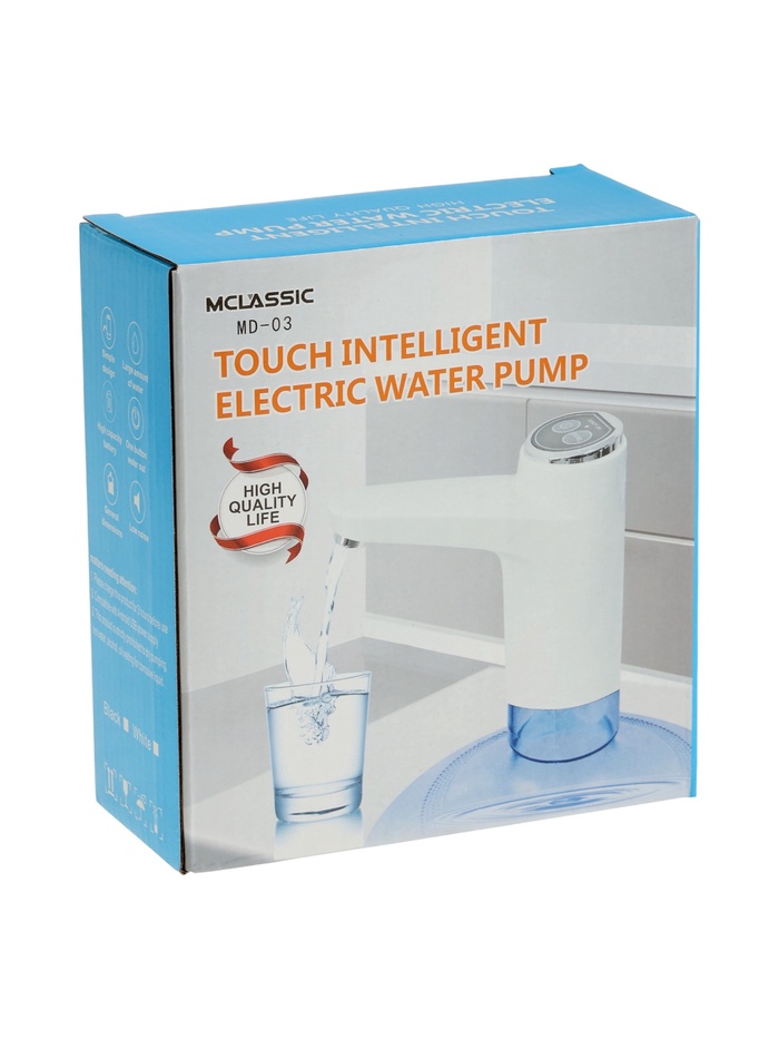 Помпа для воды LWP-06, электрическая, 5 Вт,800 мАч, порционная подача воды, АКБ, чёрная - фото 51852924