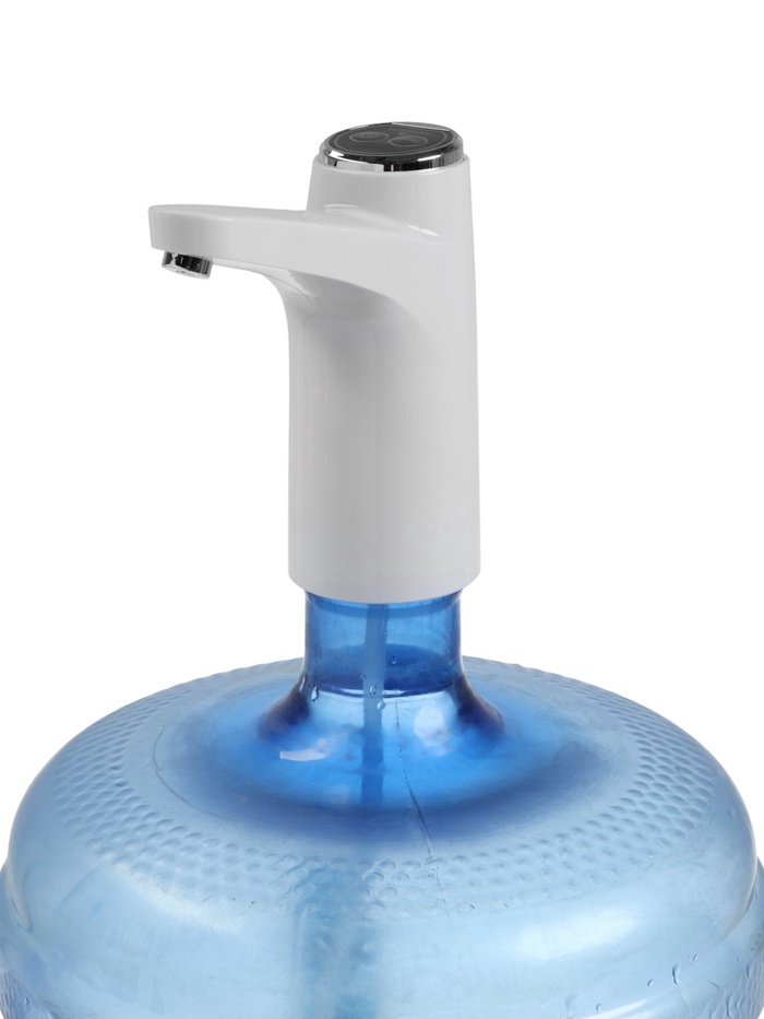 Помпа для воды LWP-06, электрическая, 5 Вт,800 мАч, порционная подача воды, АКБ, белая - фото 51852928