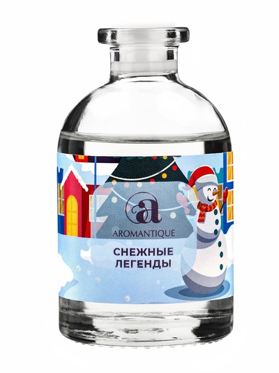 Новогодний ароматический диффузор Aromantique «Снежные легенды», с палочками, для дома, 50 мл