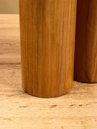 Свеча в бамбуке тройная, 14×15×30 см, 100 мл, бежевая - фото 809305450