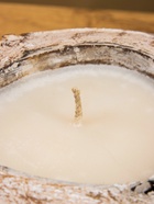 Свеча в кокосе, 20х20х7 см, цв. белый - фото 809305466