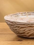 Свеча в кокосе, 20х20х7 см, цв. белый - фото 809305467