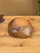 Свеча в кокосе, 18×22×7 см, коричневая - фото 809305474