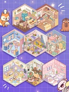 Книга «Мини - домик в наклейках», 8 комнат  (артикул 10866732)  большой выбор товаров оптом и в розницу по низким ценам с доставкой