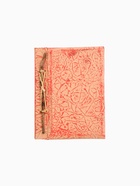 Блокнотик плетёный, 48 листов, 14×18×2 см, бежево-красный - фото 59411633