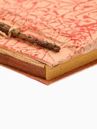 Блокнотик плетёный, 48 листов, 14×18×2 см, бежево-красный - фото 59411639