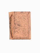 Блокнотик плетёный, 48 листов, 14×18×2 см, бежево-чёрный - Фото 1