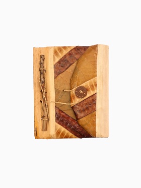 Блокнотик «Тропики», 48 листов, 13×16×2 см, бежево-коричневый