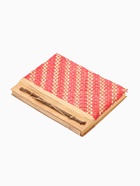 Записная книжка плетёная, 48 листов, 17×22×2 см, бежево-розовая - Фото 2