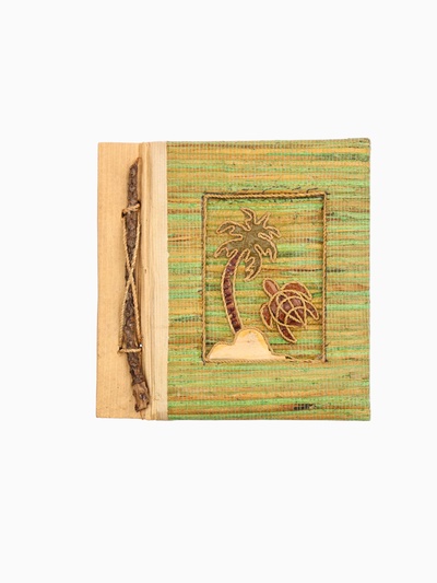 Фотоальбом «Остров с черепашкой», 10 листов, 19×19×2 см, бирюзовый