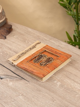 Фотоальбом «Шлепанцы», 10 листов, 19×19×2 см, оранжевый