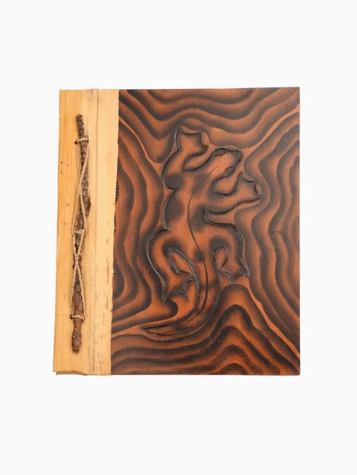 Фотоальбом «Ящерица», 10 листов, 23×27×2 см, коричневый