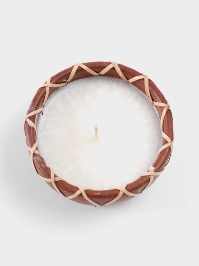 Свеча в керамической чаше, 11×11×5 см