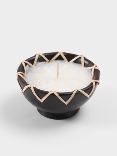 Свеча в керамической чаше, 9×9×5 см