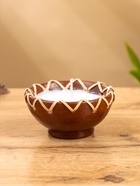 Свеча в керамической чаше, 9×9×4 см - фото 809305481