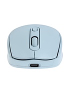 Мышь WELLMADE M03, беспроводная, оптическая, 1200 dpi, голубая - Фото 5