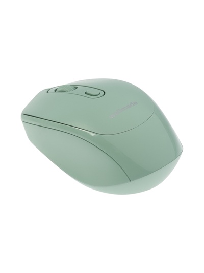 Мышь WELLMADE M03, беспроводная, оптическая, 1200 dpi, зелёная