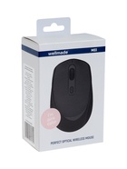 Мышь WELLMADE M03, беспроводная, оптическая, 1200 dpi, розовая - Фото 8