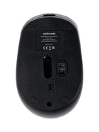 Комплект клавиатура и мышь WELLMADE KM02, беспроводной, 1200 dpi, 300 мАч, АА 1, чёрный - Фото 11