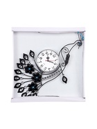 УЦЕНКА Часы настенные интерьерные «Павлин со стразами», серия: Ажур, бесшумные, плавный ход, 46×47.5 см, d=15 см, от батарейки 1×АА - Фото 7