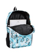 УЦЕНКА Рюкзак Буквы, 30×13×42, отд на молнии, 3 н/кармана, голубой - Фото 14