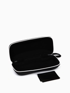 УЦЕНКА Футляр для очков Классик, 16,8*5,5*8 см, на молнии, салфетка, черный - Фото 3