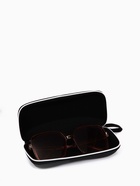 УЦЕНКА Футляр для очков Классик, 16,8*5,5*8 см, на молнии, салфетка, черный - Фото 4