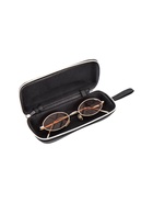 УЦЕНКА Футляр для очков Классик, 16,8*5,5*8 см, на молнии, салфетка, черный - Фото 8