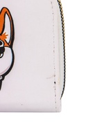 УЦЕНКА Кошелек дет 07-01-07 Корги, 12.5×2×9 см, 3 отд, д/карт, д/монет, молния металл, белый 789548 10946725