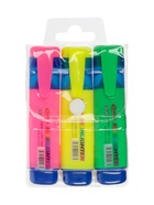 УЦЕНКА Набор маркеров текстовыделителей, 3 цвета, наконечник скошенный 5.0 мм, на блистере - Фото 6