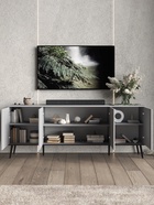 Тумба под ТВ «Монти», 2010×450×780 мм, цвет шиншилла серая - Фото 2