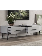 Тумба под ТВ «Мишель», 1652×450×440 мм, цвет шиншилла серая - Фото 3