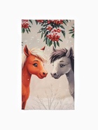 Набор кухонных полотенец «Этель. Весёлые лошадки», новогодний, 2 шт., 34×60 см - фото 58060082