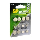 Батарейка алкалиновая GP, ACM02F-12BL (А76 по 4 шт; 164.186.189 192 по 2 шт.); 1.5 В, 12 шт. - Фото 2