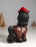 Копилка для денег «Лошадь в кокошнике», гипс, 23×17.5×10 см, коричневый - Фото 4