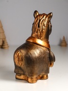 Копилка для денег «Конь в пальто», гипс, 22.5×18×13 см, бронза - Фото 4