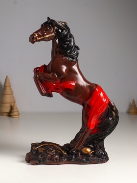 Фигура гипс «Победоносный конь», 34×22×9 см, коричневый