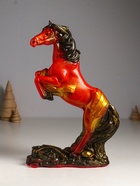 Фигура гипс «Победоносный конь», 34×22×9 см, красный с золотом - Фото 2