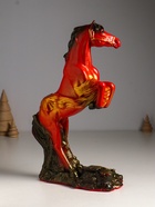 Фигура гипс «Победоносный конь», 34×22×9 см, красный с золотом - Фото 5