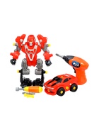 УЦЕНКА Конструктор-машина «Мега робот», 3 в 1, со световым шуруповёртом, работает от батареек 4537012