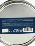 Подарочный набор новогодний в железной банке «С Новым годом»: монпансье 100 г, чай чёрный 50 г, варенье 30 г, открытка - фото 60063342