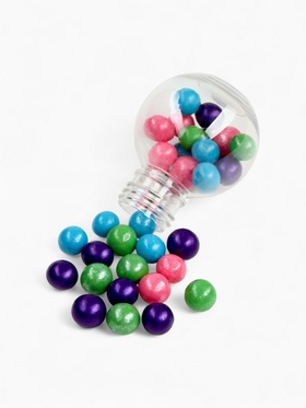 Драже новогоднее в круглой банке с шильдом «Дед Мороз», 35 г (комплект 2 шт)